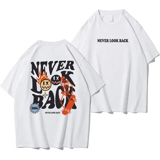 Never Look Back Mens Graphic Tee