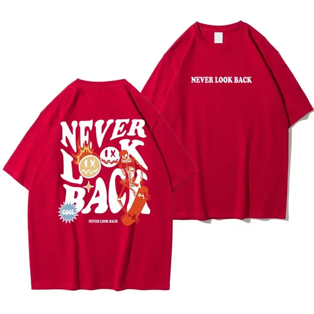 Never Look Back Mens Graphic Tee