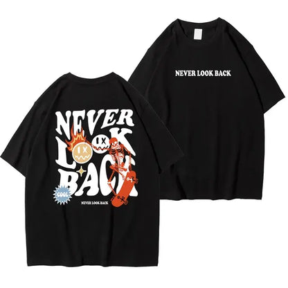 Never Look Back Mens Graphic Tee