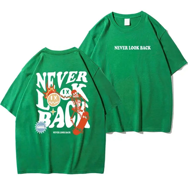 Never Look Back Mens Graphic Tee