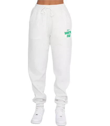 White Fox Sweatpants