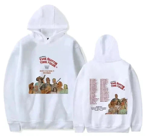 zach bryan quittin time hoodie