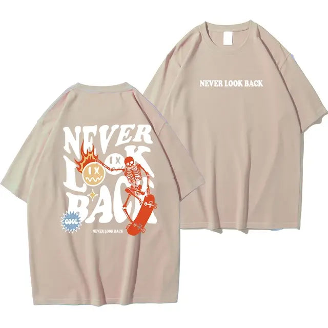 Never Look Back Mens Graphic Tee